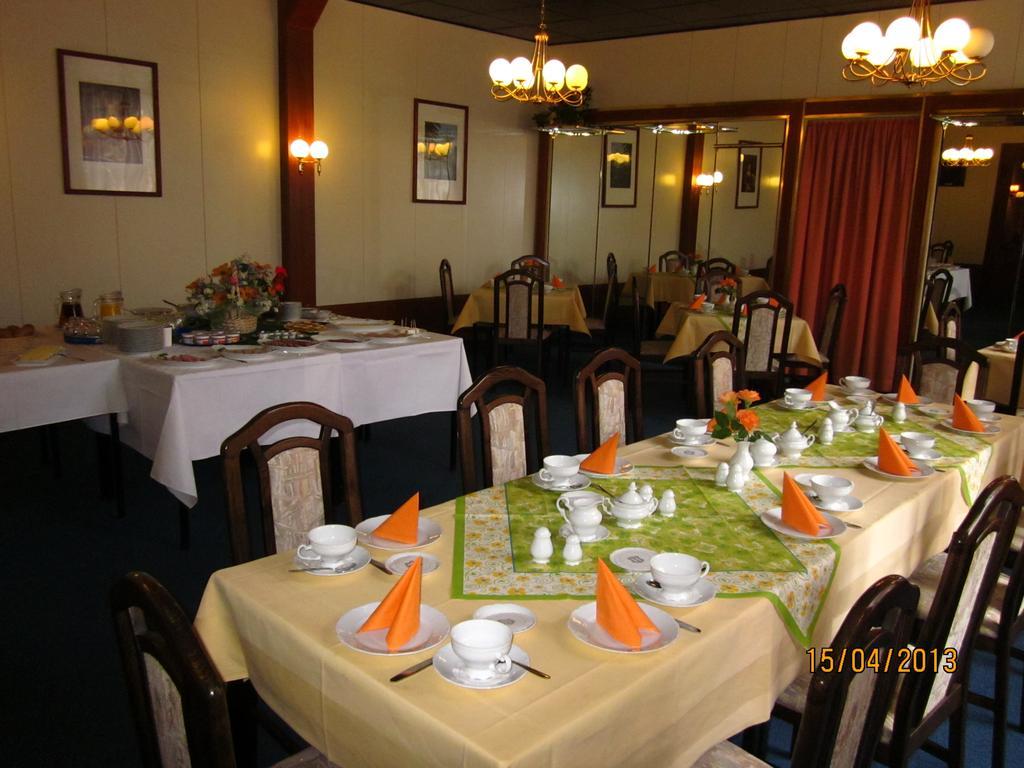 Hotel Garni Weisses Ross Stolberg i. Harz Esterno foto