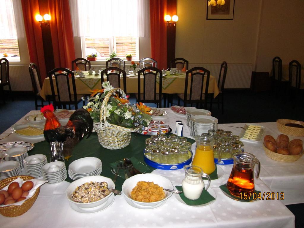 Hotel Garni Weisses Ross Stolberg i. Harz Esterno foto